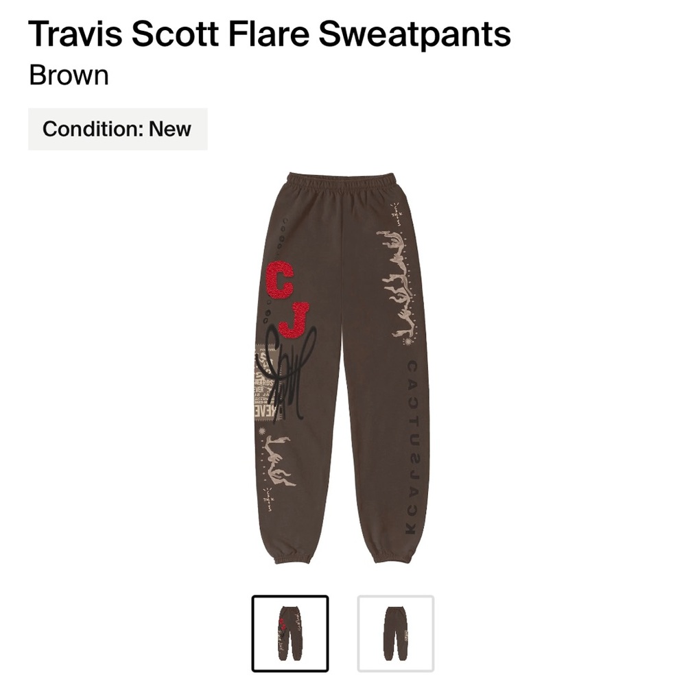 Travis Scott Flare Sweatpants